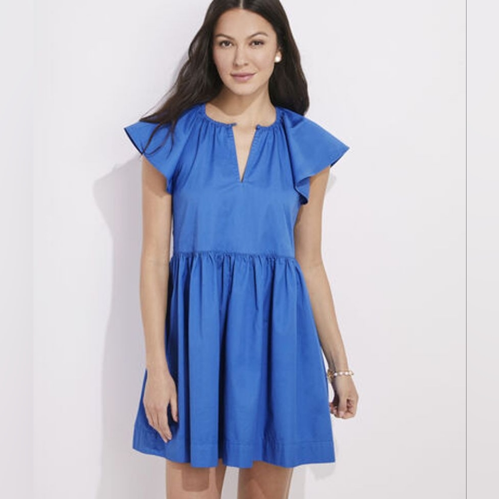Flutter sleeve sun dress